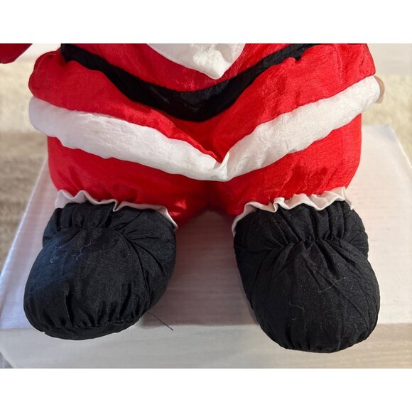 Vitg Easton Court Nylon Plush Santa Claus Doll Red & White Christmas Polyester - Picture 3 of 7